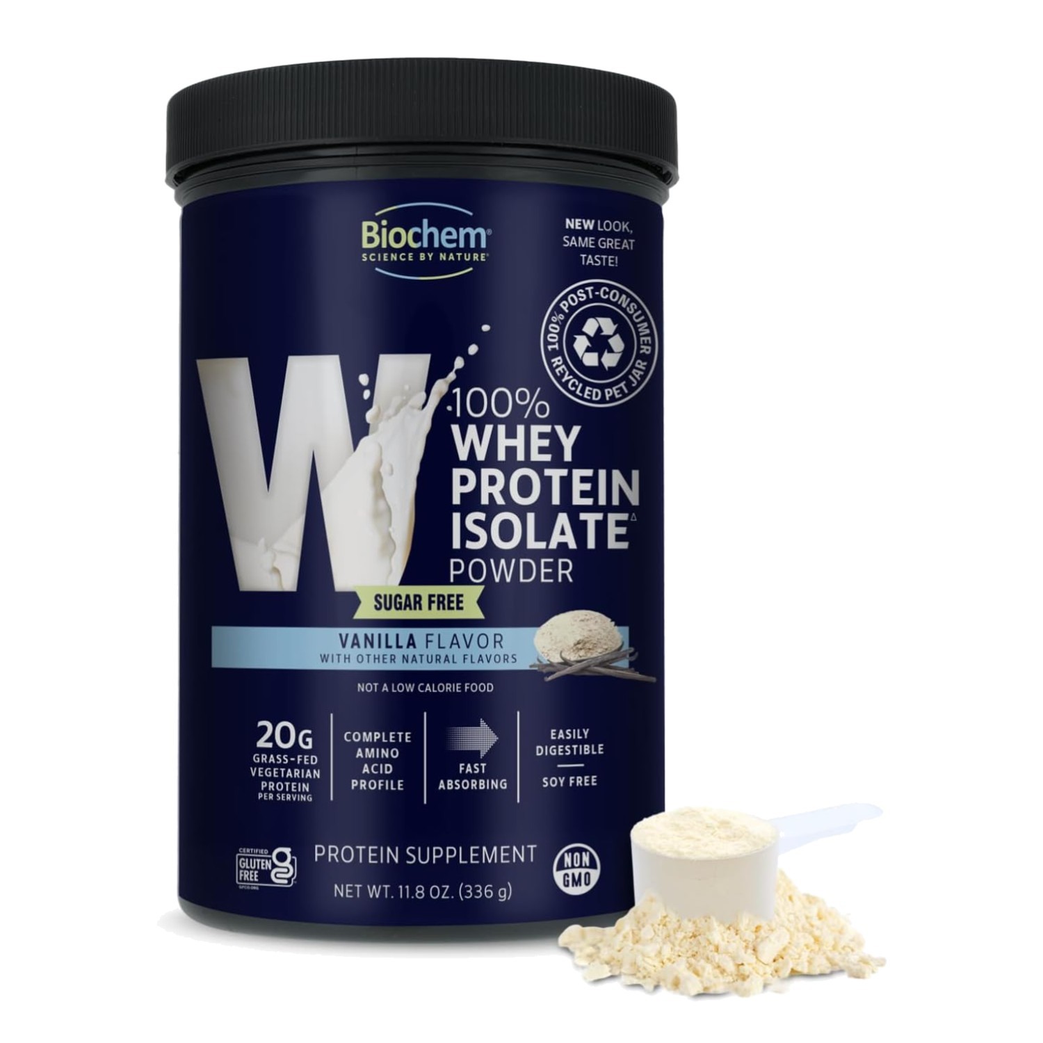 High-Performance Sugar-Free Vanilla Whey Protein, 20g, 11.8oz – Meal Replacement