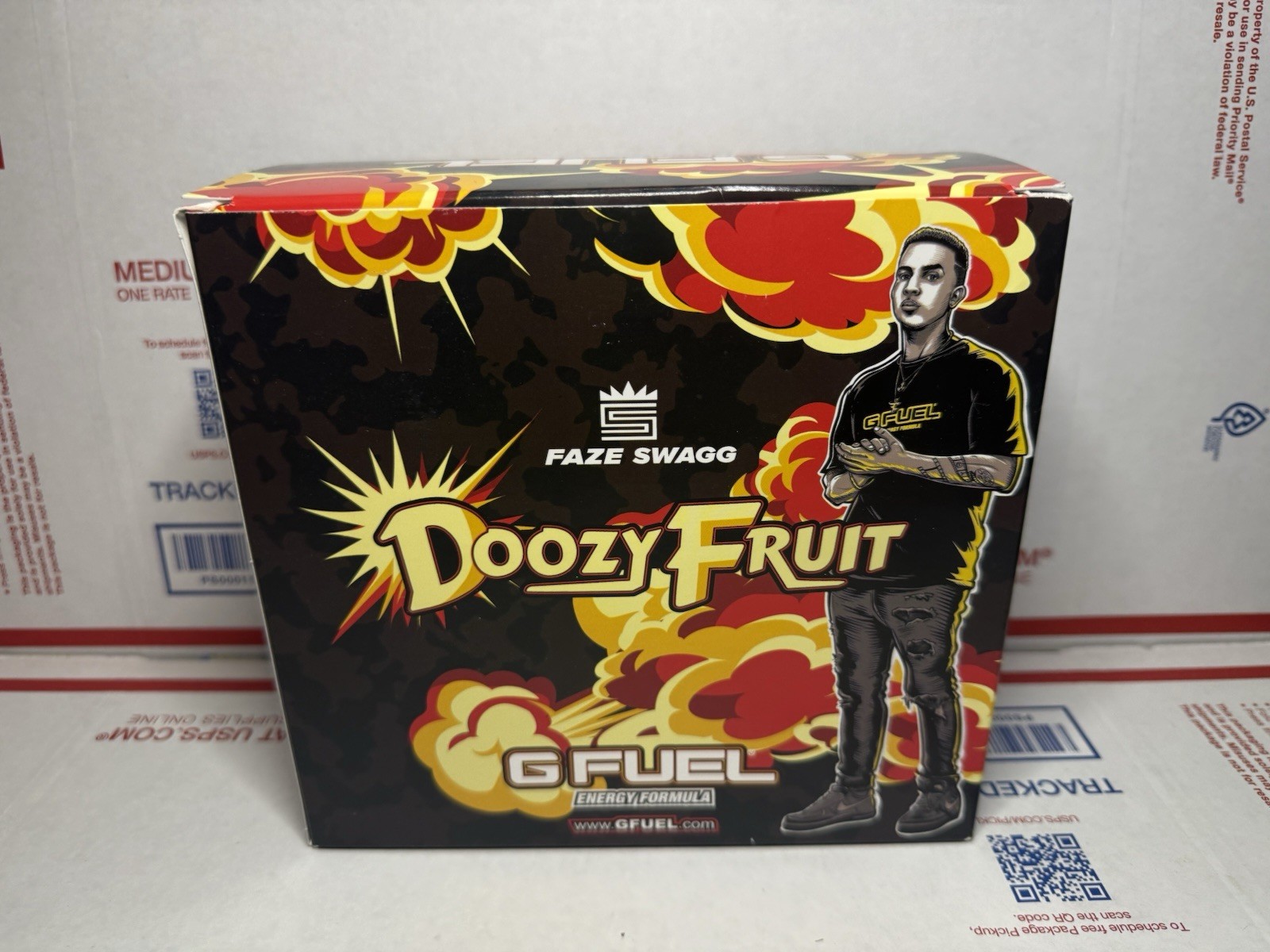 Faze Swag Doozy Fruit G fuel Collector’s DISCONTINUED! Box Shaker Stick Only NEW