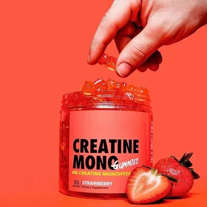 Preworkout Gummies and Creatine Gummies Twin Pack, Caffeine, Taurine + More