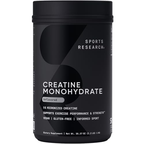 Creatine Monohydrate 5g Micronized Powder 17.64oz Lean Muscle