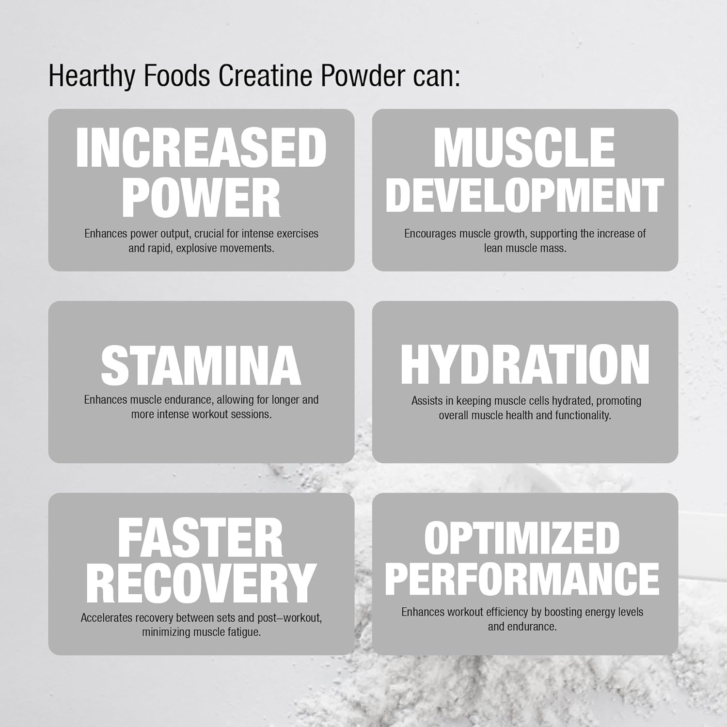 Creatine Monohydrate Micronized Powder 500G 100 Servings 5G Unflavored Muscle Gr