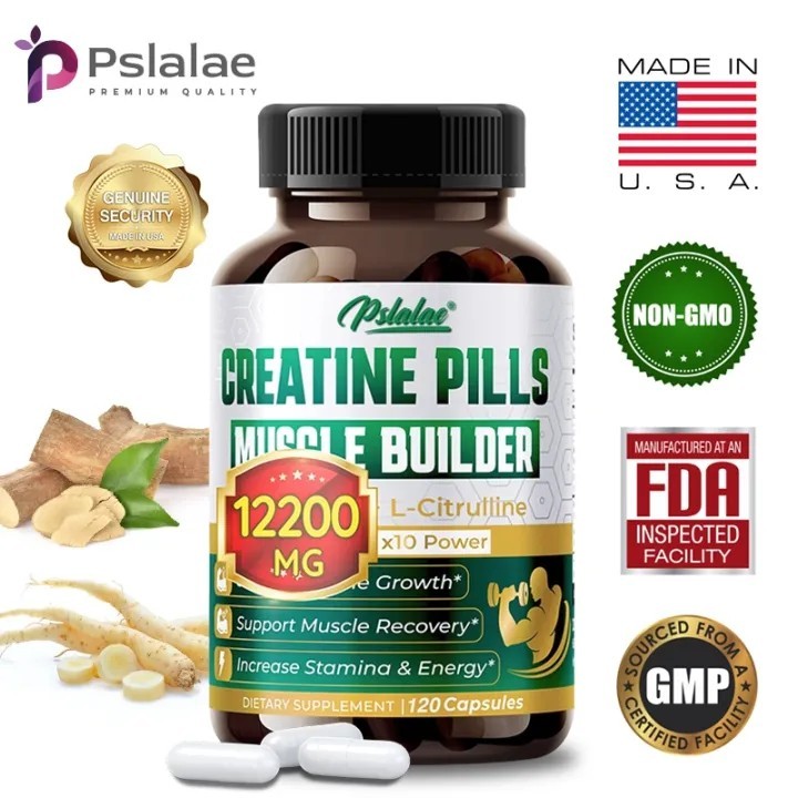 Hydrogenated Creatine 12200 mg. Builds muscles and increases stamina and…