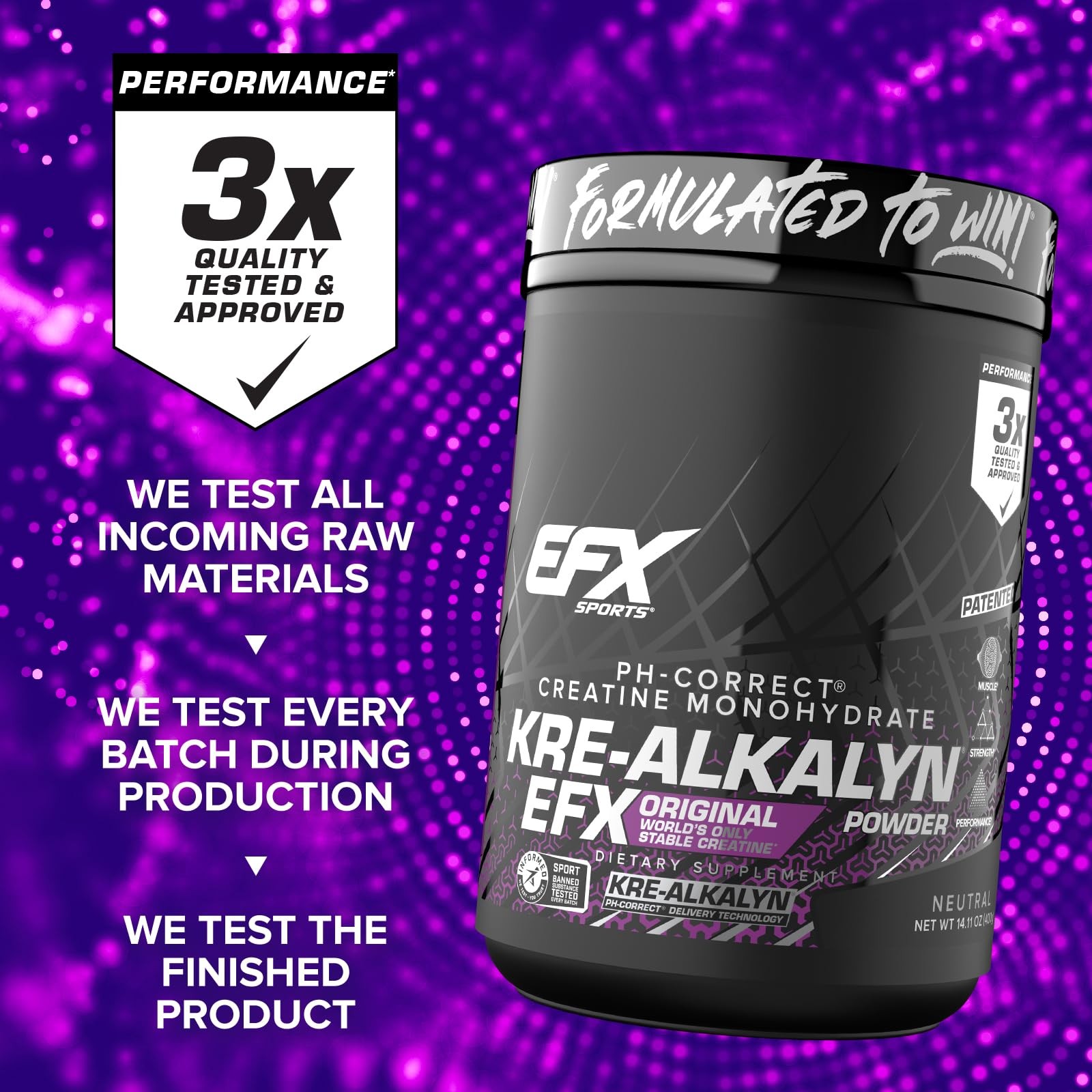 Kre-Alkalyn EFX Powder | pH Correct Creatine Monohydrate Powder Supplement | …