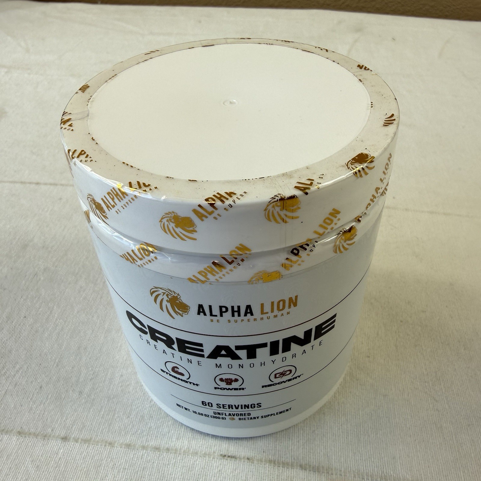 Alpha Lion Creatine Monohydrate Powder 60 Servings Unflavored 5000mg power