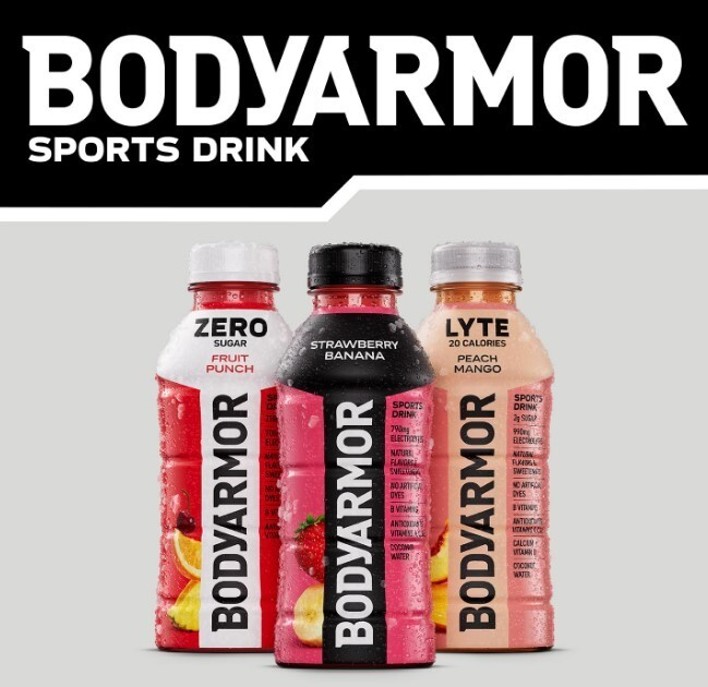 BODYARMOR LYTE Sports Drink Low-Calorie Sports Beverage, Peach Mango, 12 fl oz