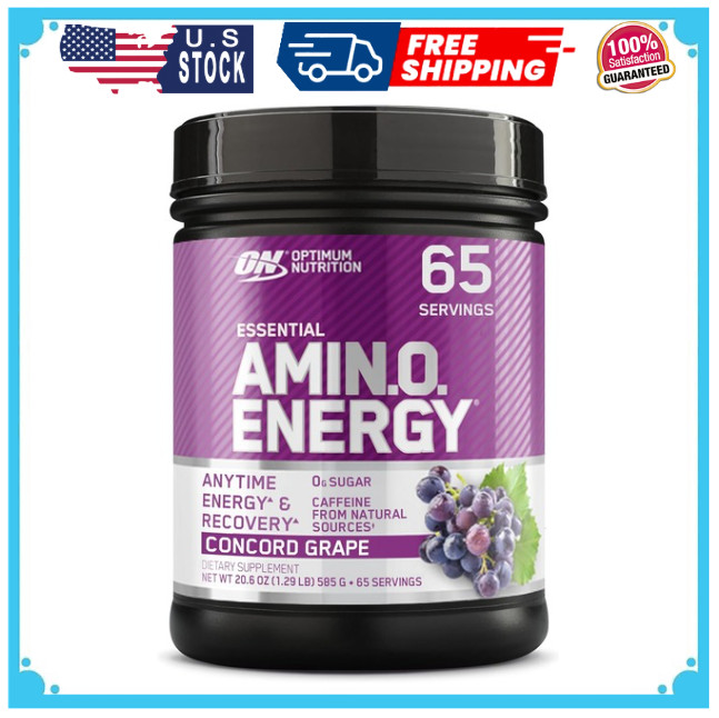 65 Servings Amino Energy-Pre Workout w/ Green Tea,BCAA,Amino Acids,Keto Friendly