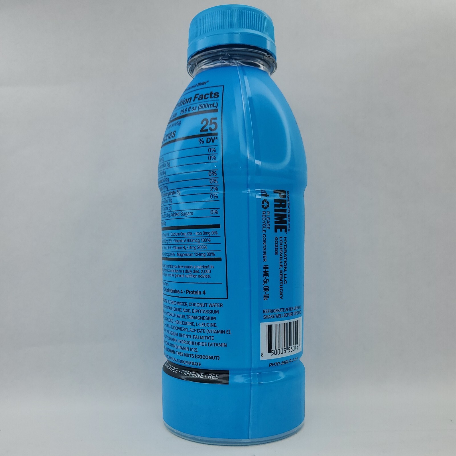 Prime Drink Blue Raspberry Flavor 16 oz Bottle KSI Logan Jake Paul Sealed Gift