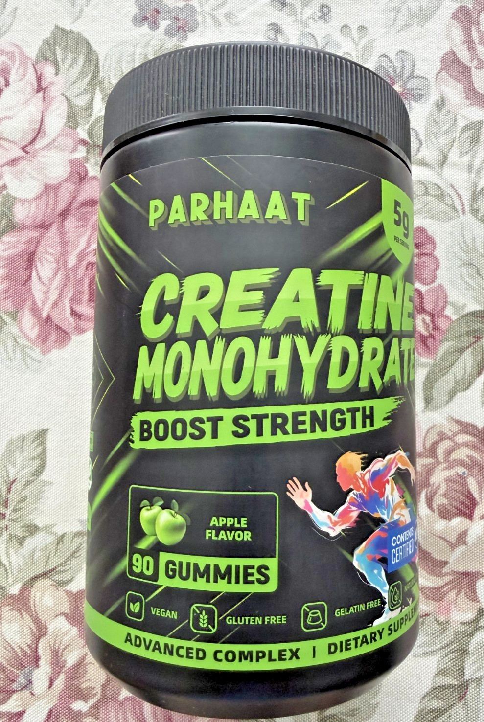 Parhaat NSF Certified Creatine Gummy – Creatine Monohydrate Gummies 5g