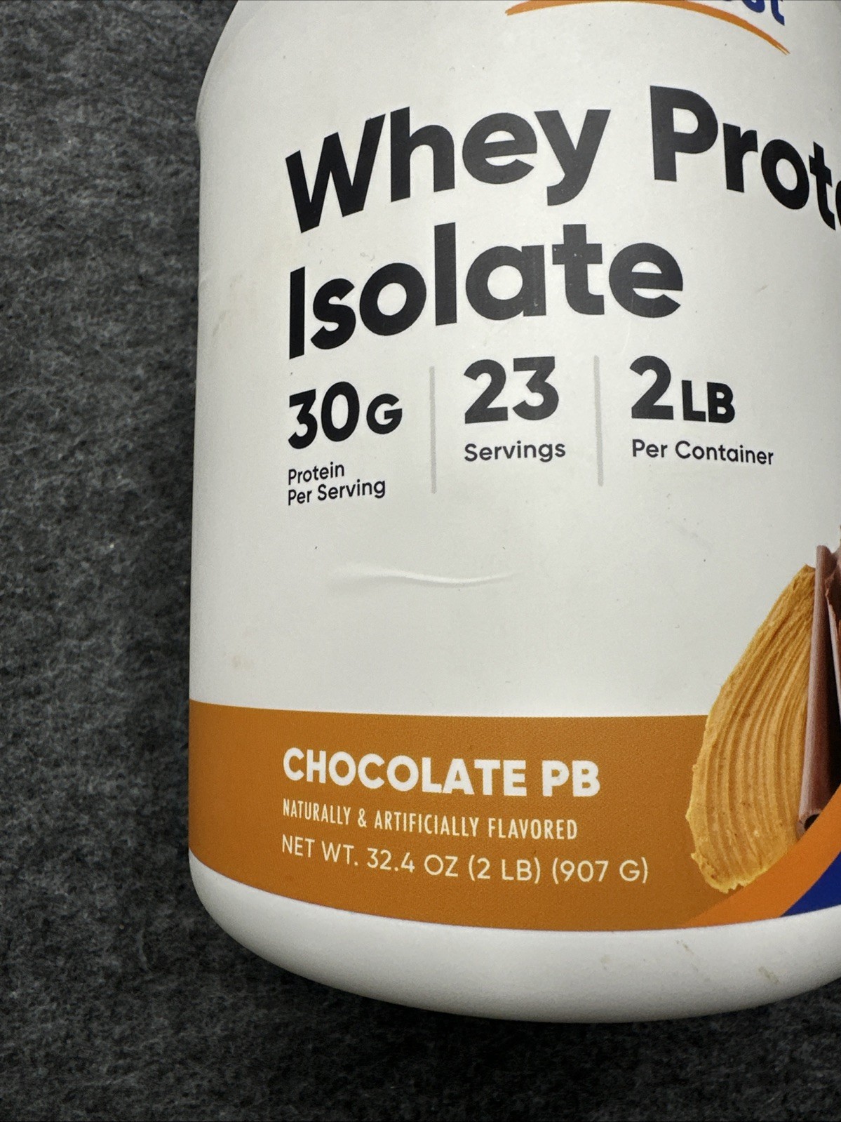 Nutricost Whey Protein Isolate (Chocolate Peanut Butter, 2 Lb) Protein Powder