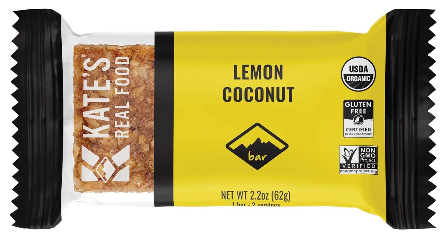 Kate’s Real Food Lmn Coco Bar: Energizing Snack for On-the-Go Nutrition Pack of