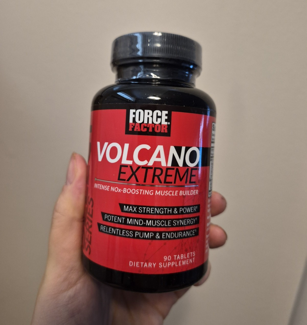 Force Factor Volcano Extreme NOx-Boosting Muscle Builder Tablets, 90 Count