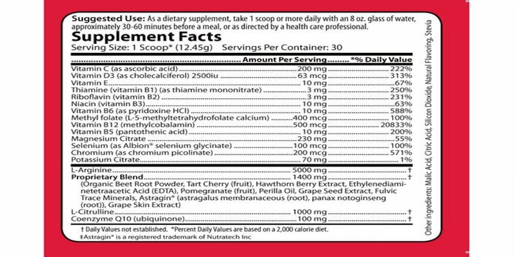 Advanced Blood Pressure Powder Cherry