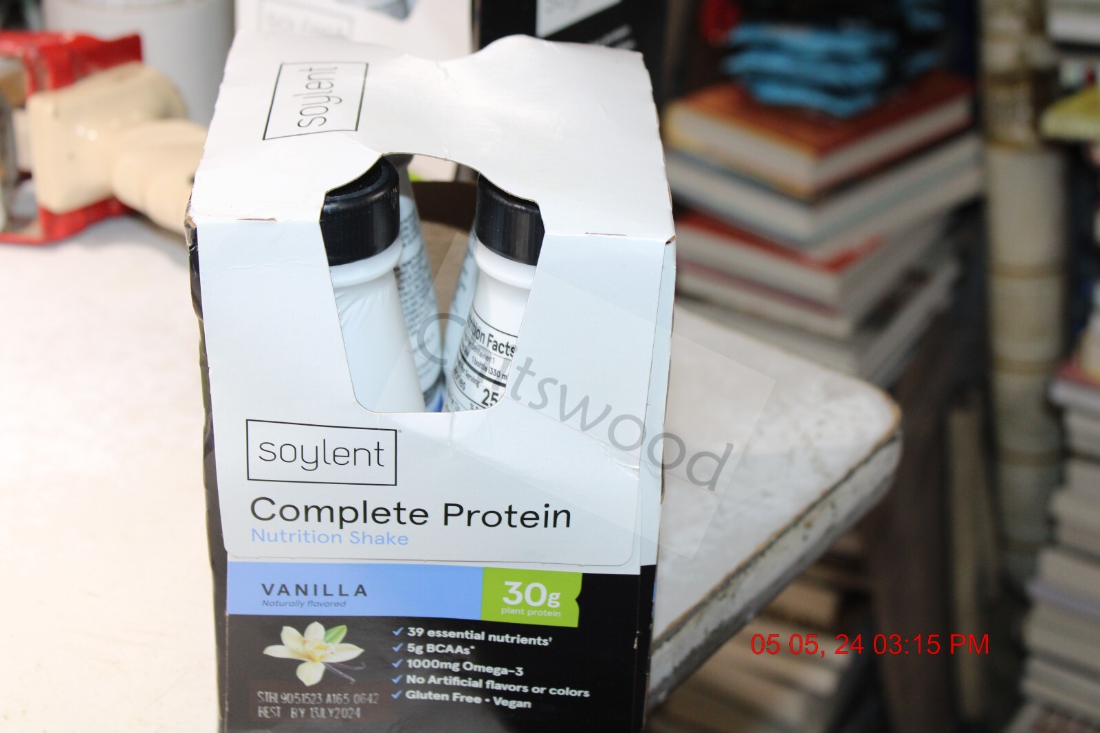 Soylent Complete Protein Shake – Vanilla – 4pk/11 fl oz Exp. 7/13/24