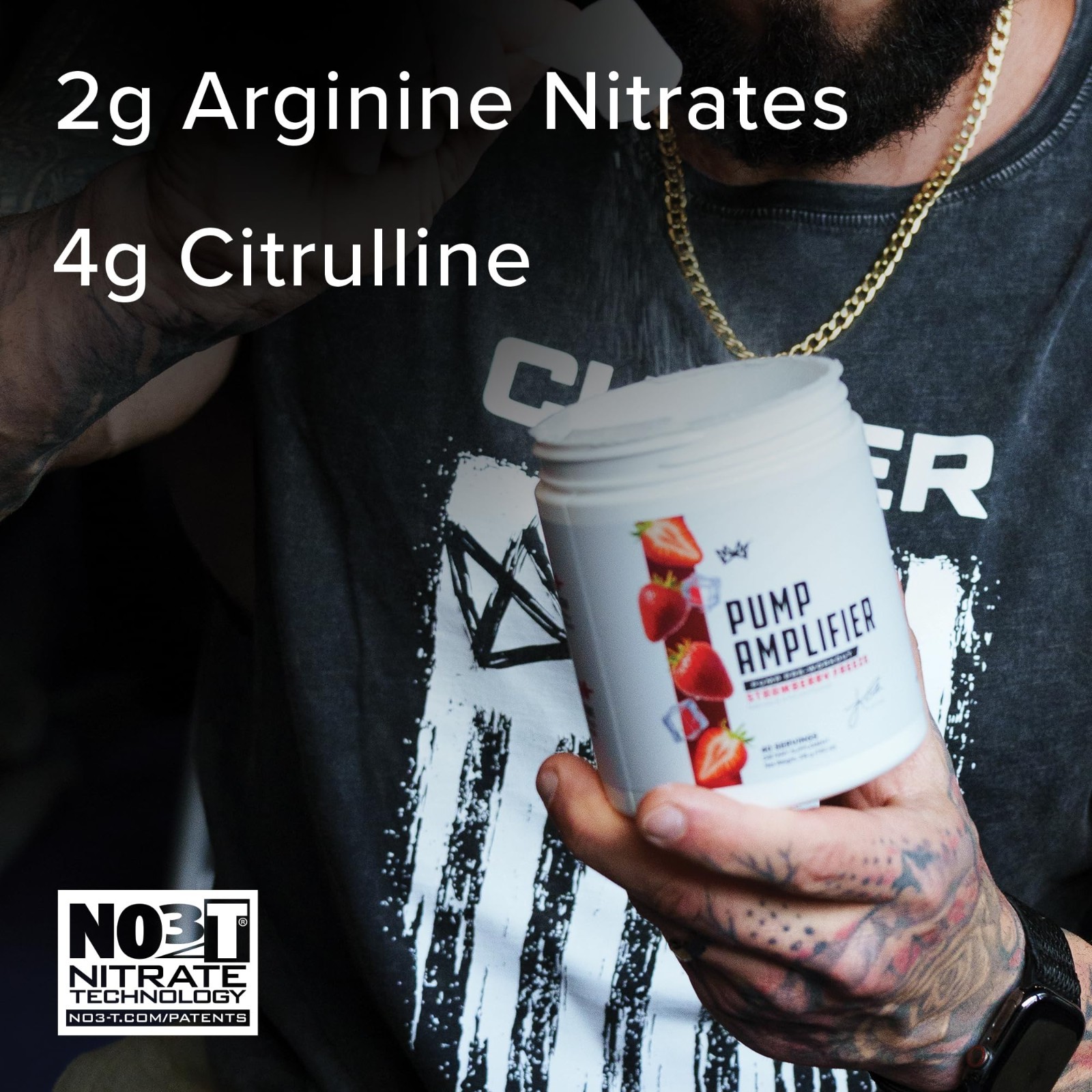 Caffeine-Free Pre-Workout Powder, Sour Lemonade | Nitric Oxide Booster, L-Citrul