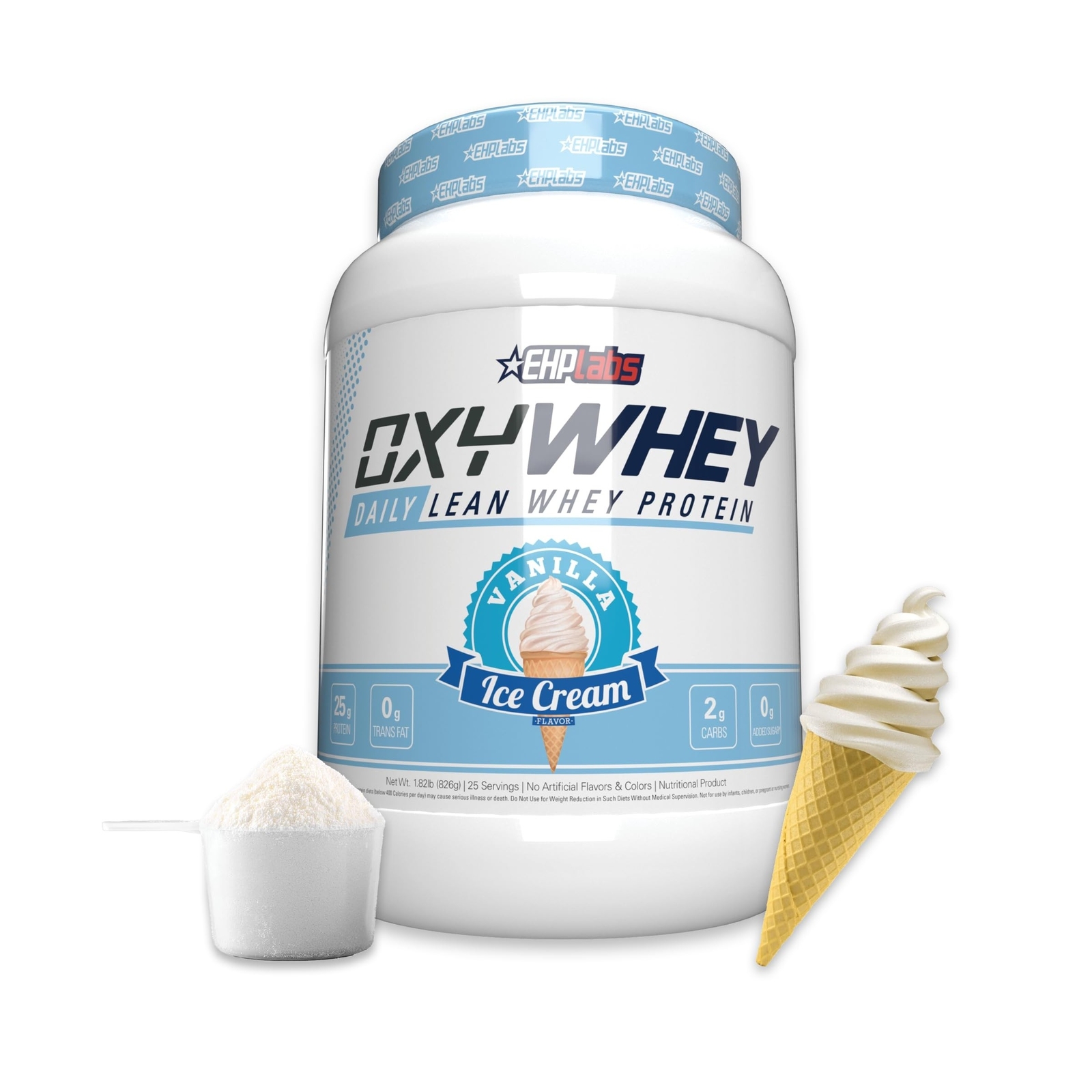 EHP Labs OxyWhey Whey Protein Isolate Powder – 25g of Whey Isolate Protein Po…