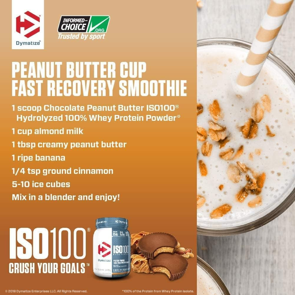 ISO100 Hydrolyzed Protein Powder, 100% Whey Isolate Protein, 25G of Protein, …