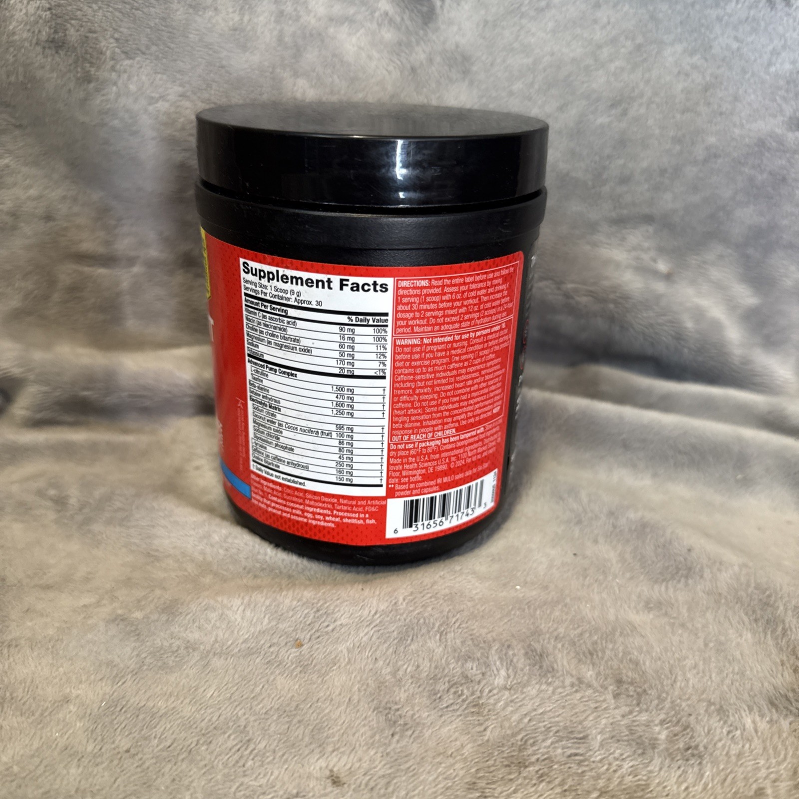 Six Star Pro Nutrition Pre-Workout Powder Explosion 2.0 Electrolyte Matrix, Icy