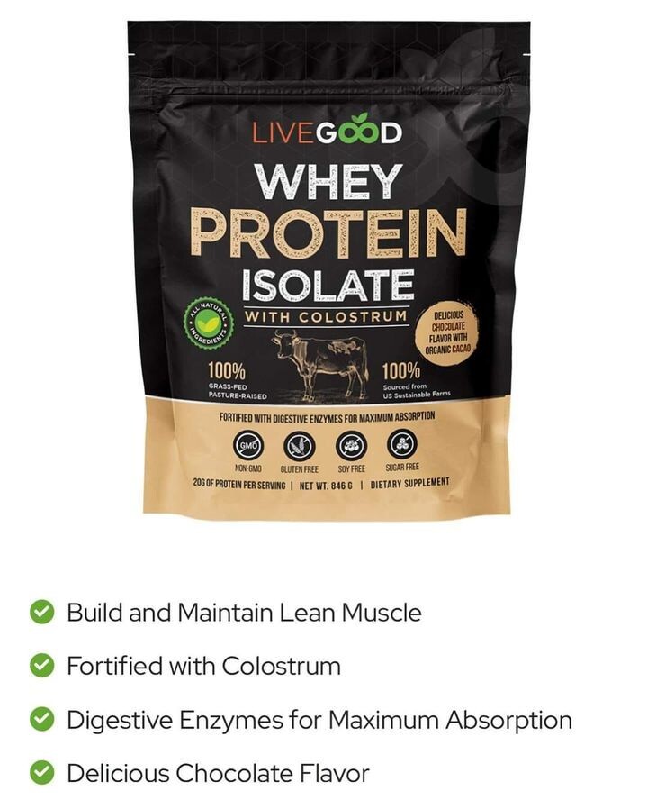 Whey Protein Isolate – With Colostrum