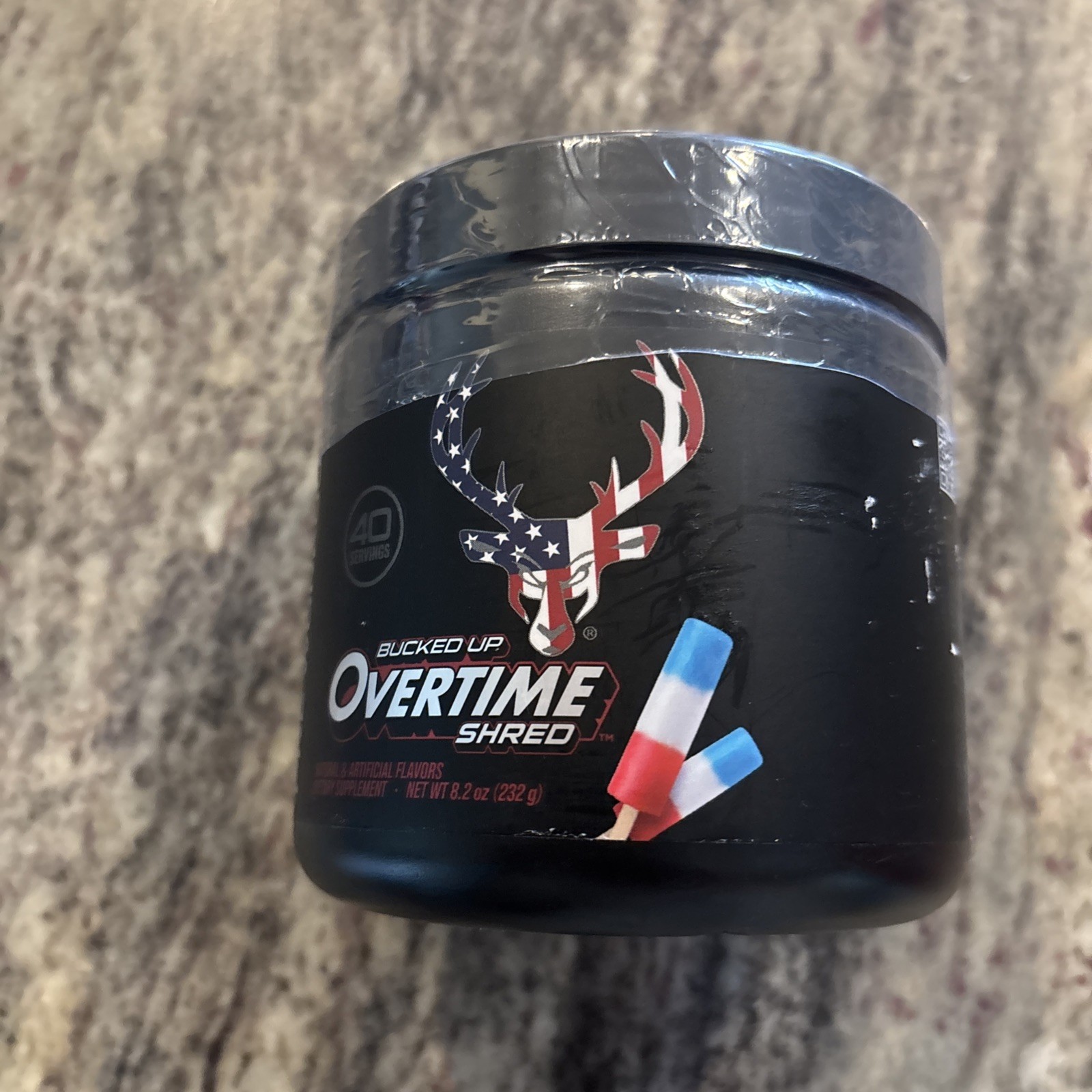 Bucked Up OverTime Rocket Pop Pre-Workout Powder – 40 Servings. Exclusive.