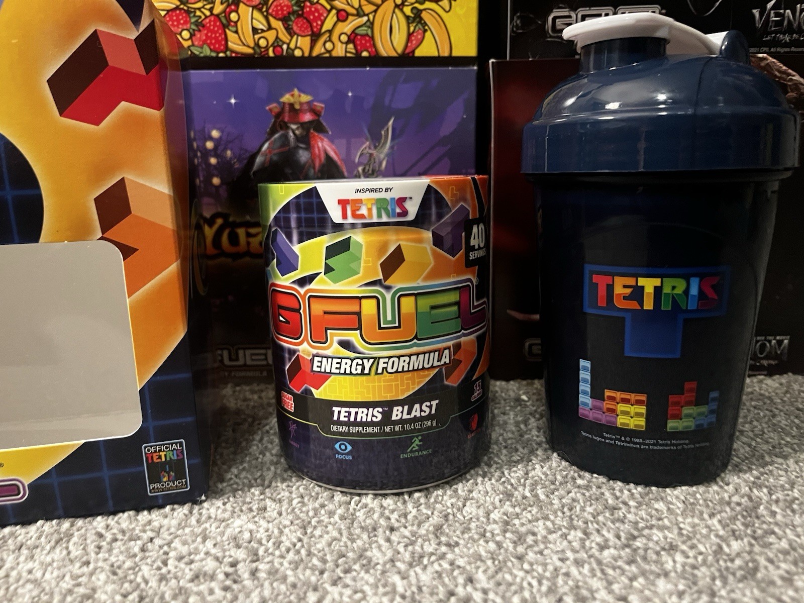 Tetris G Fuel Collectors Box Sealed Limited Edition ULTRA RARE