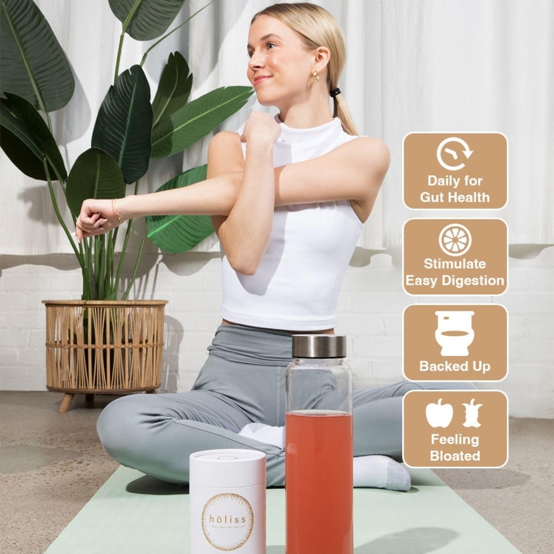 Daily Gut 6-in-1 All Natural , Slippery Elm, L Glutamine, Lemon Balm with Pep…