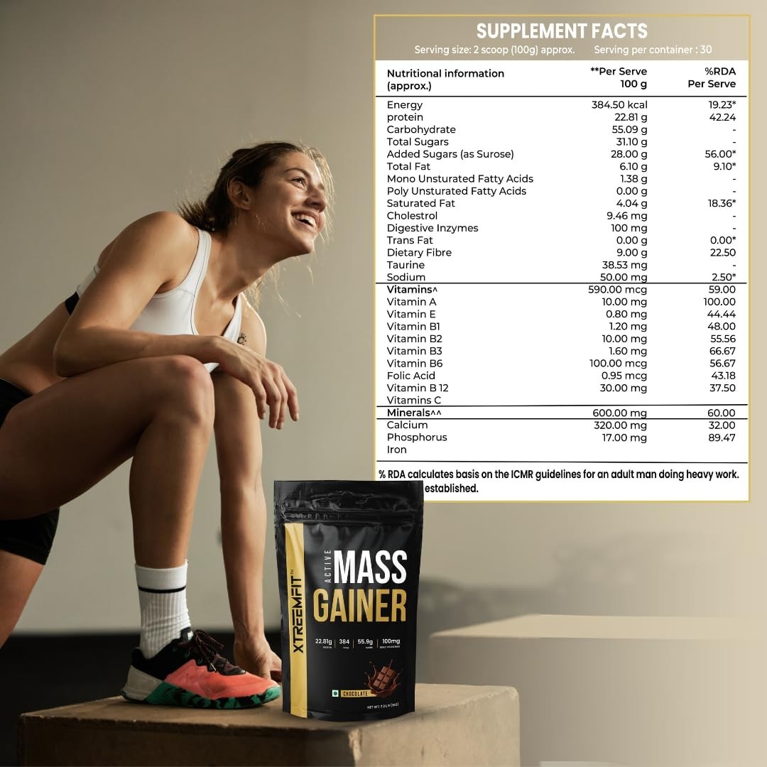 Gym Nutrition for Muscle Growth | Weight Gain Powder