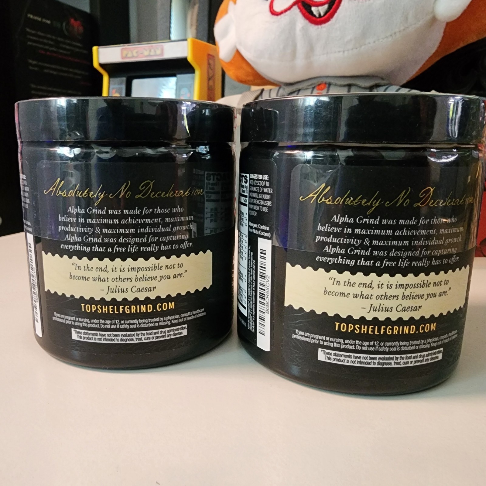 (2)Alpha Grind Energy Supplement Powder 100% Arabica coffee + RAW Ingredients