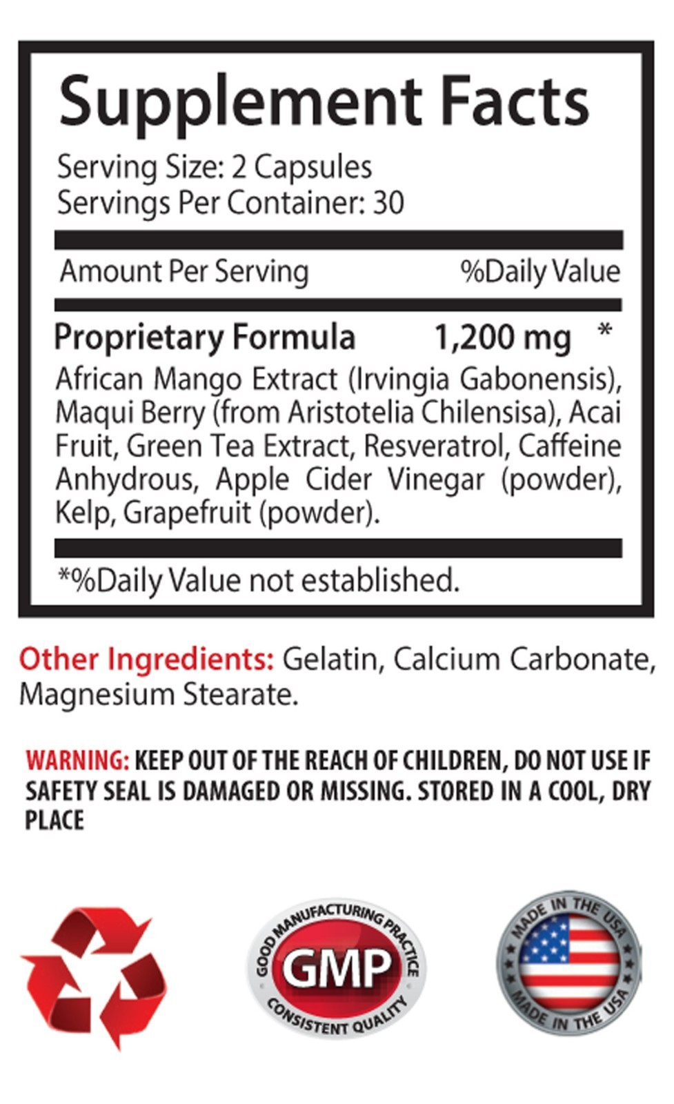 Green Tea Extract Powder – African Mango Lean Extract 1200 – Increased Energy 2B