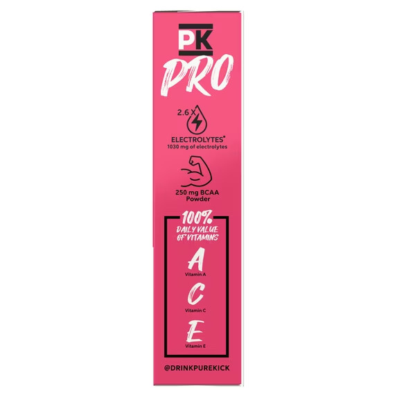 Pure Kick Pro Strawberry Watermelon Hydration Electrolyte Powdered Drink Mix 6ct