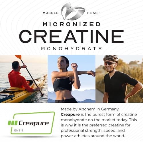 Creapure Micronized Creatine Monohydrate Powder 250g Vegan