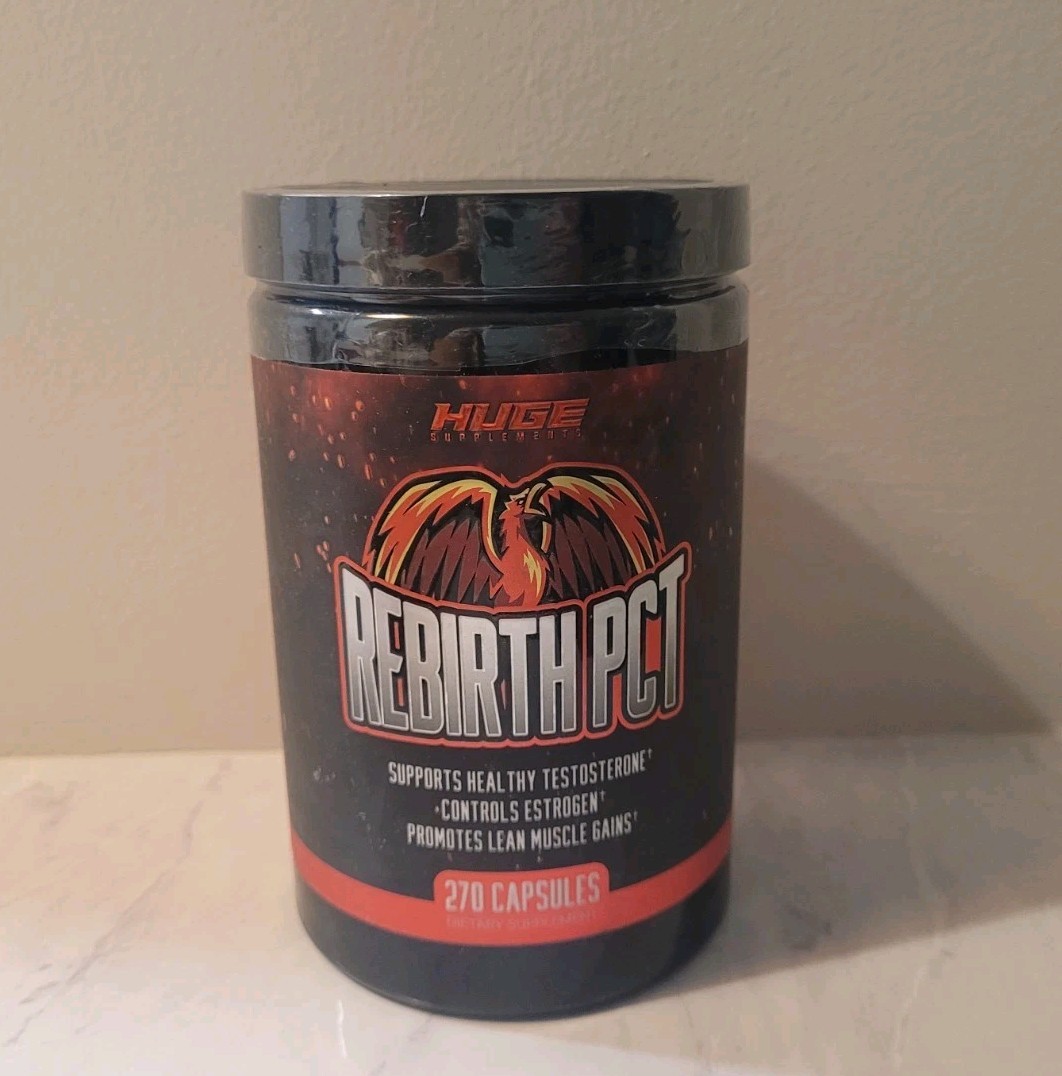 Rebirth PCT Supplement for Men, Most Stacked & Complete Post Cycle 270 ct