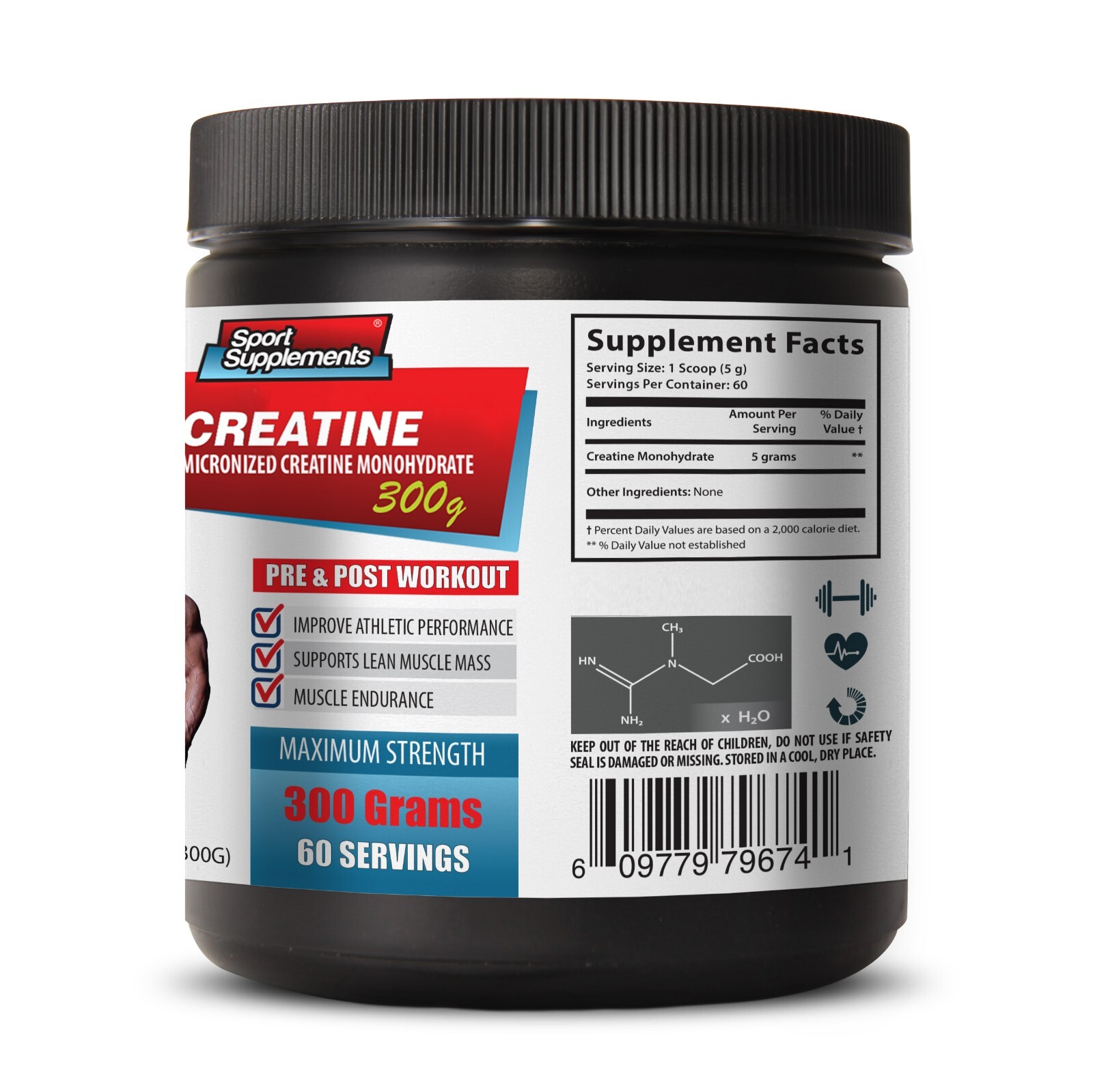 Premium Performance Enhancement – MICRONIZED MONOHYDRATE CREATINE Formula 3B 90C