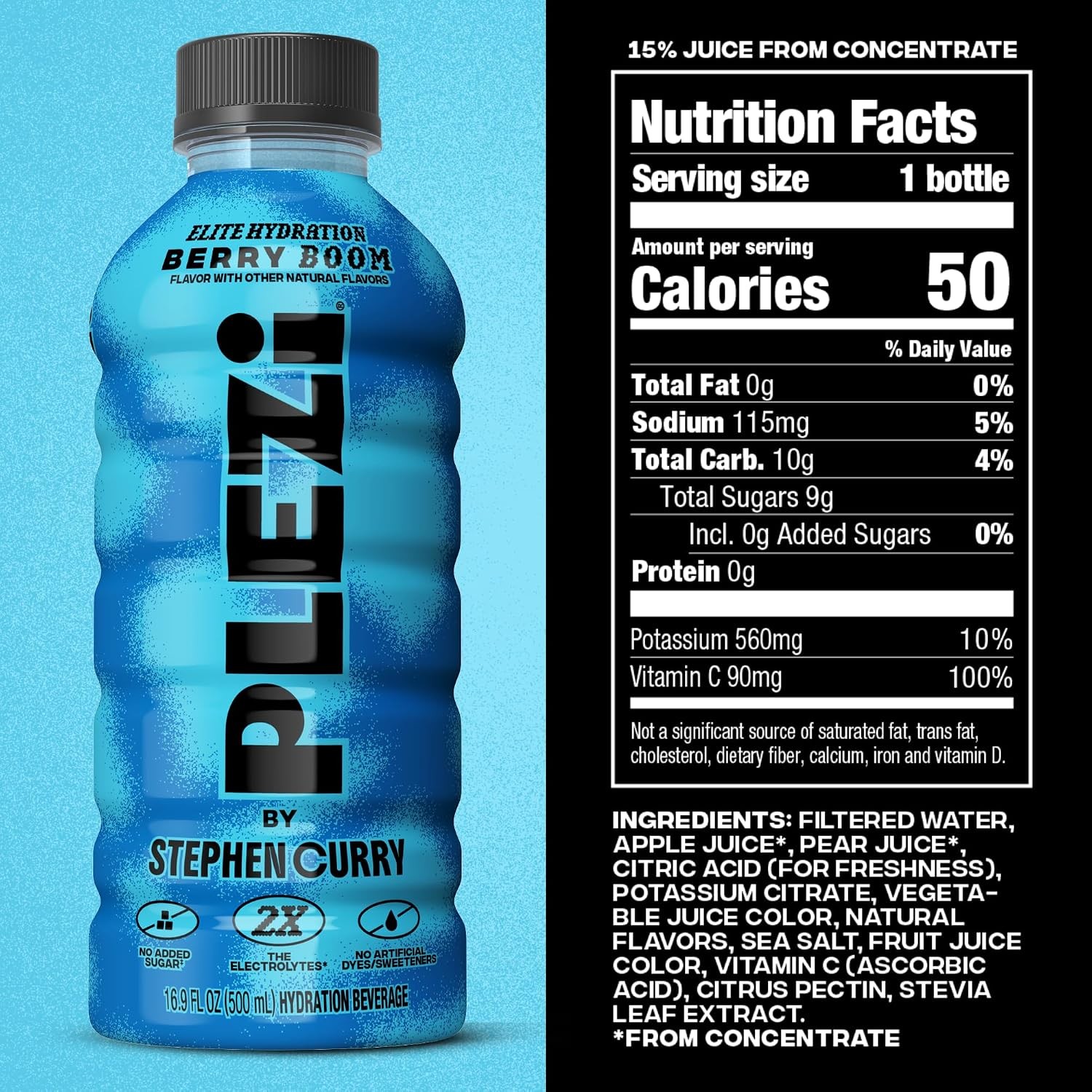 Hydration Electrolyte Drink No Sugar Added