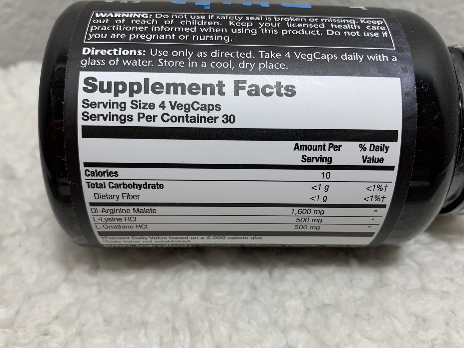 Natural Sport Pro Muscle Nitric 120 Capsules Nitric Oxide Formula VegCaps