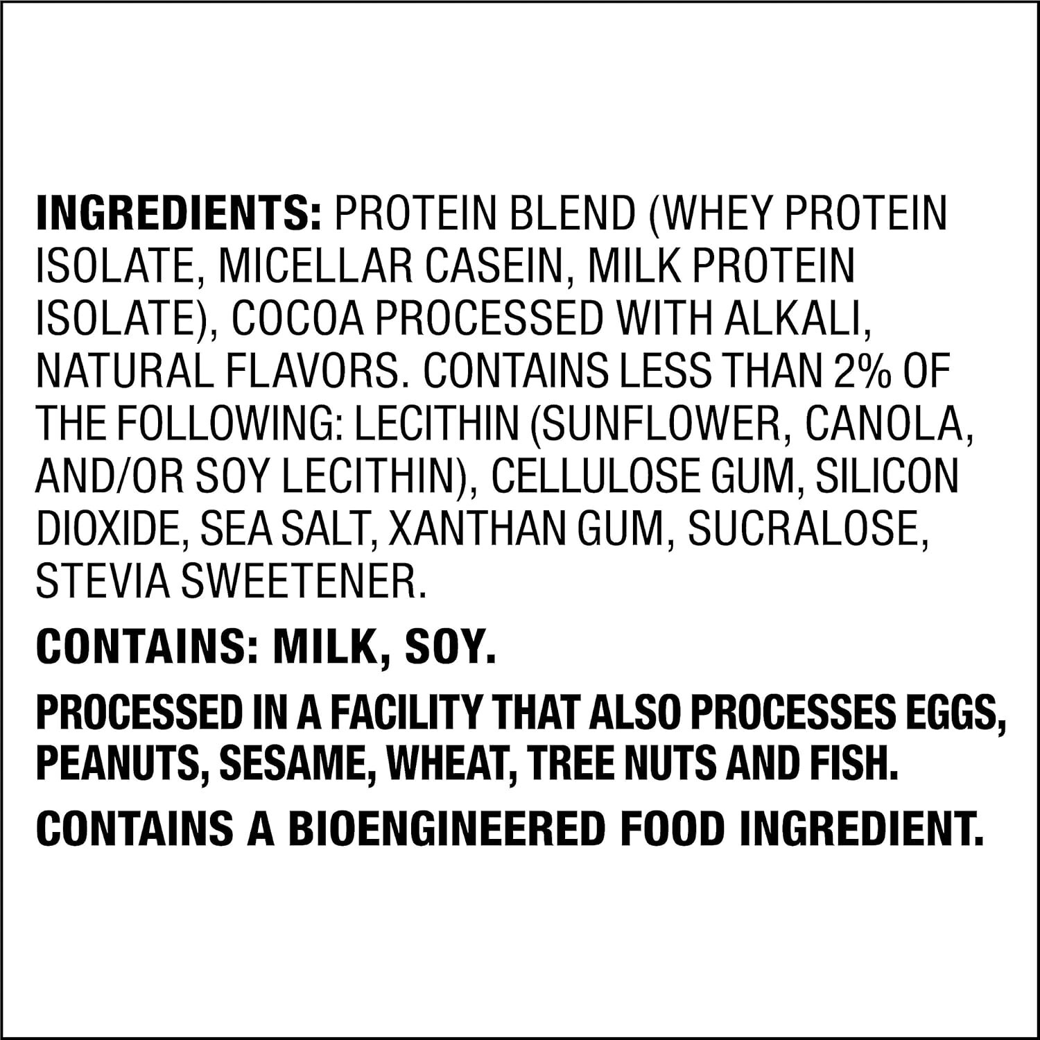 Low Carb Chocolate Milkshake Protein Powder – 1.6lb, 24 Servings, Gluten Free