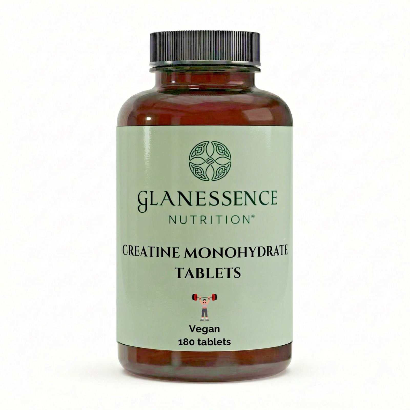 Creatine Monohydrate 180 Vegan Tablets Muscle Strength Performance