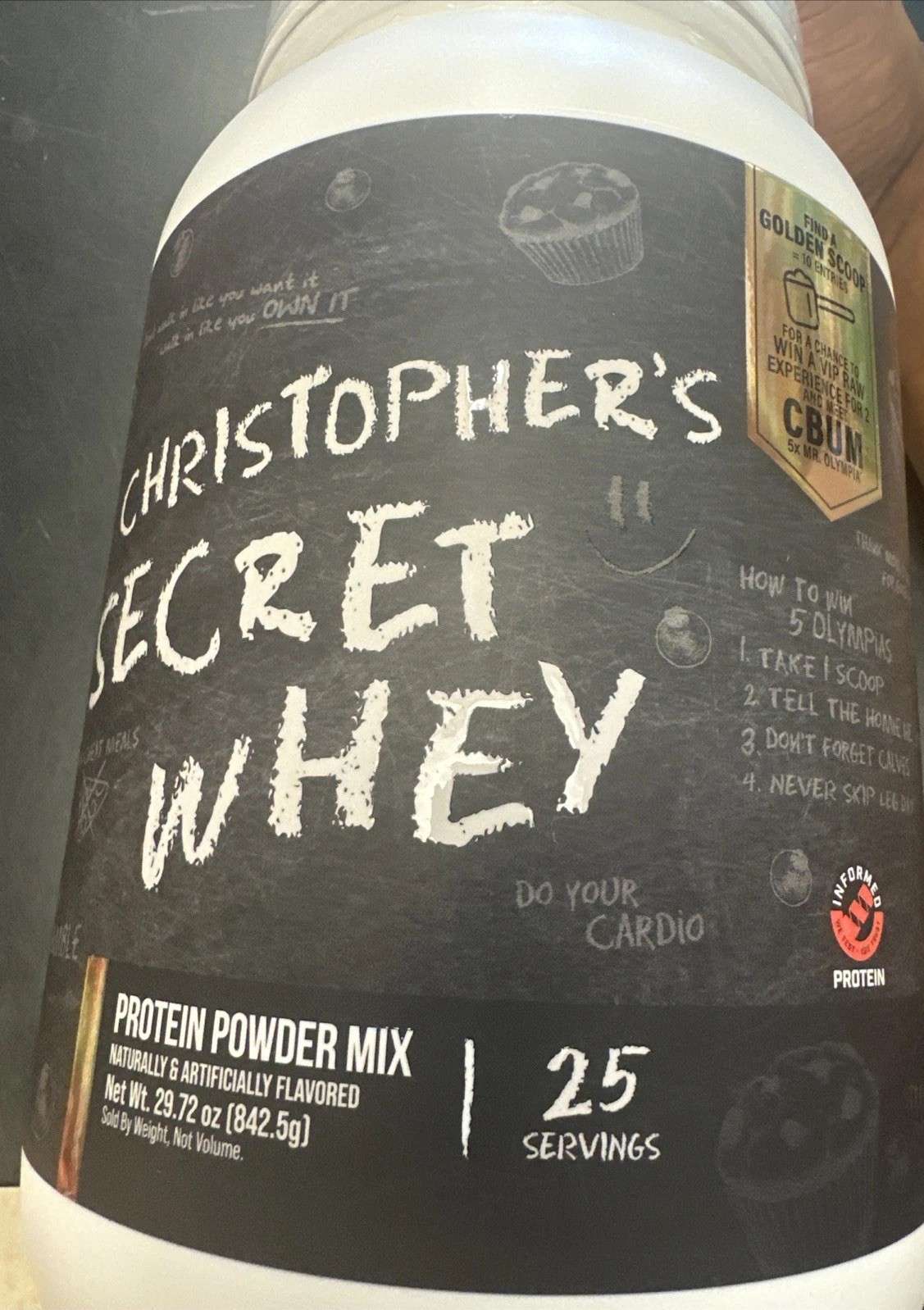 Limited Edition (2) Itholate Protein Christopher’s Secret Stuff Whey powder