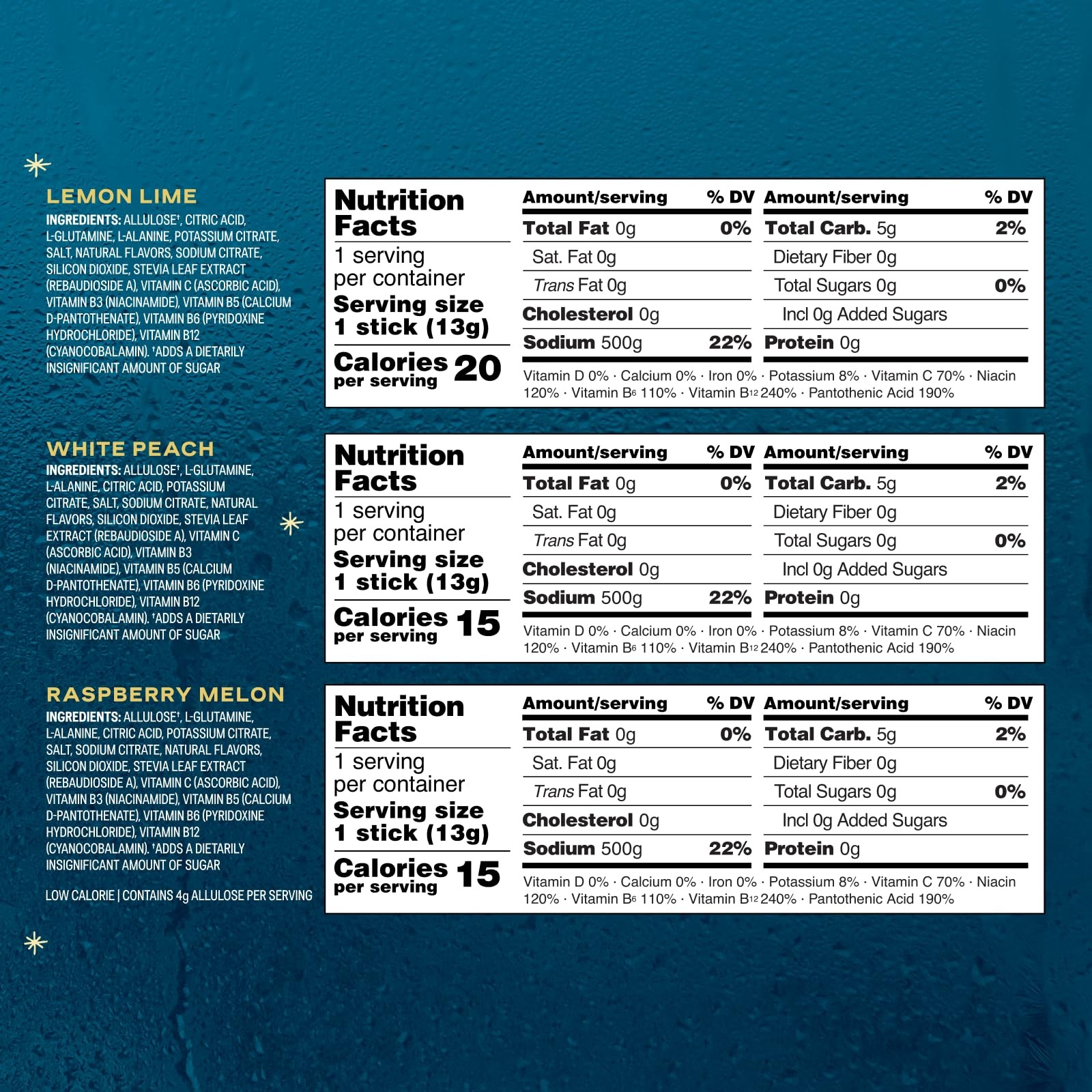 Liquid I.V. Hydration Multiplier Sugar-Free Variety Pack 4-Count Raspberry Melon