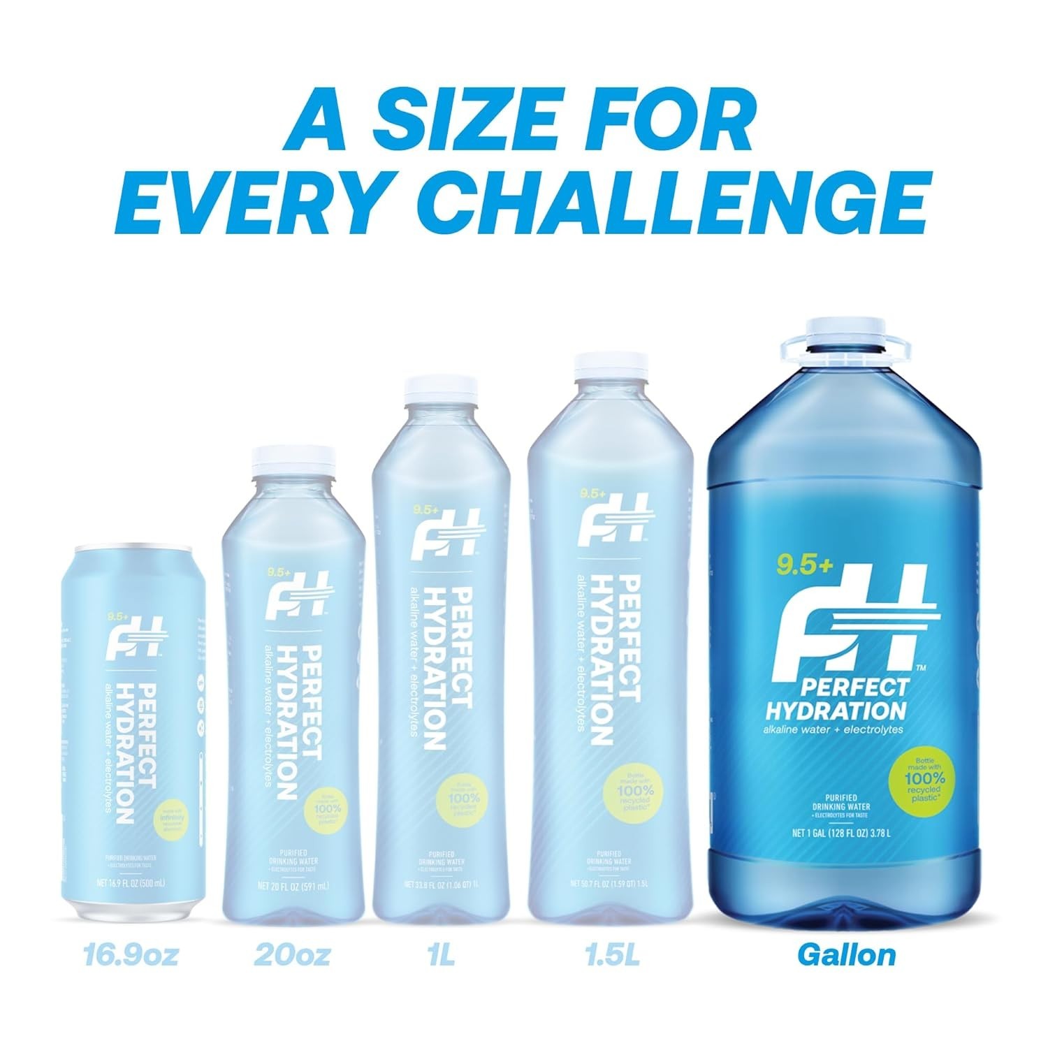 9.5+ pH Alkaline Drinking Water, Electrolyte Minerals for Taste, Made in the …