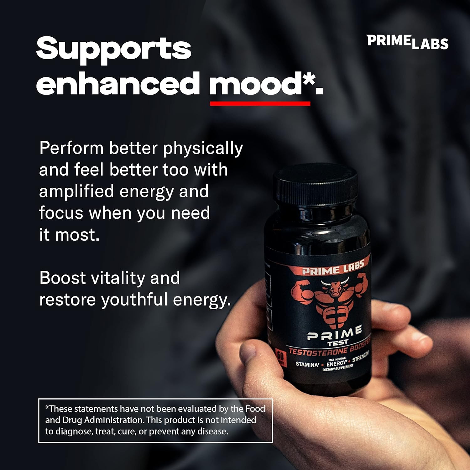 – Men’S Testosterone Booster – Stamina, Endurance, & Strength Booster – 60 Caple