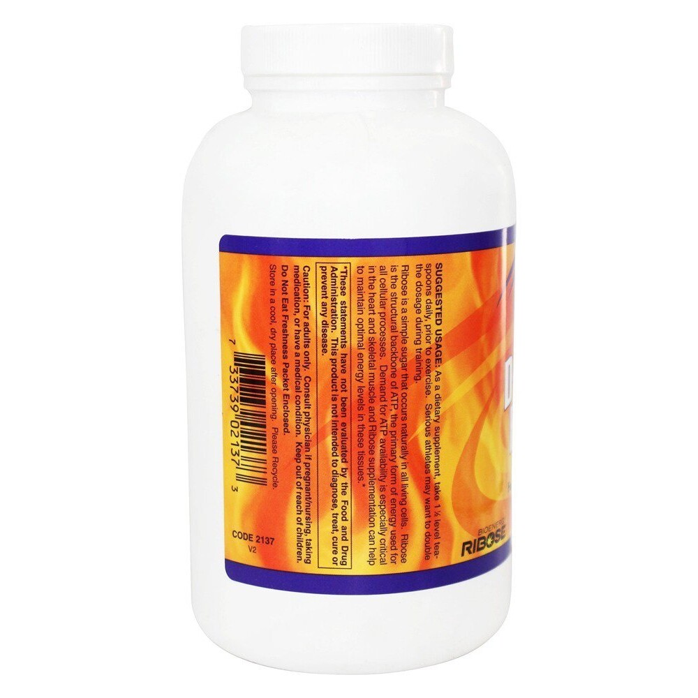 NOW Foods D Ribose 100% Pure Powder, 1 lb.