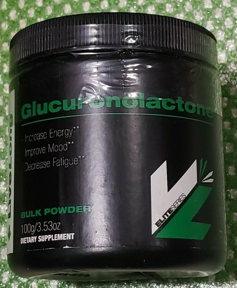 Live Long – GLUCURONOLACTONE – Bulk Powder – 100 Servings – Exp 7/2025