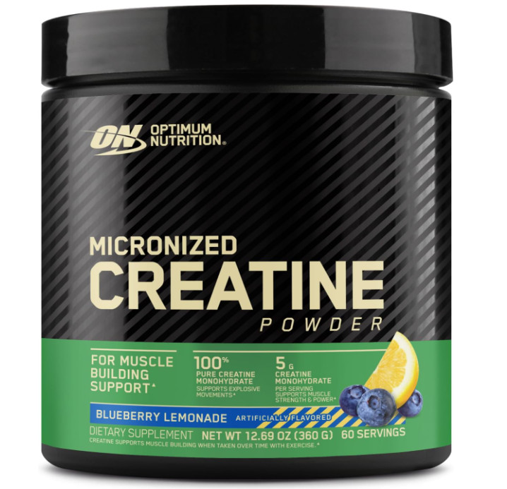 Blueberry Lemonade Optimum Nutrition Micronized Creatine Monohydrate 60 Servings