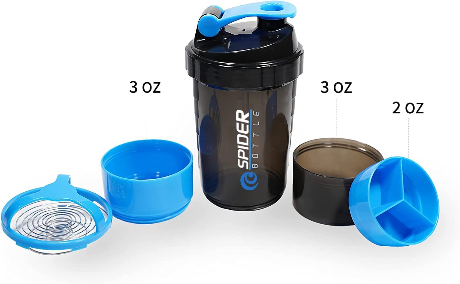 COOL INDIANS Gym Shaker Bottle 500ml Blue