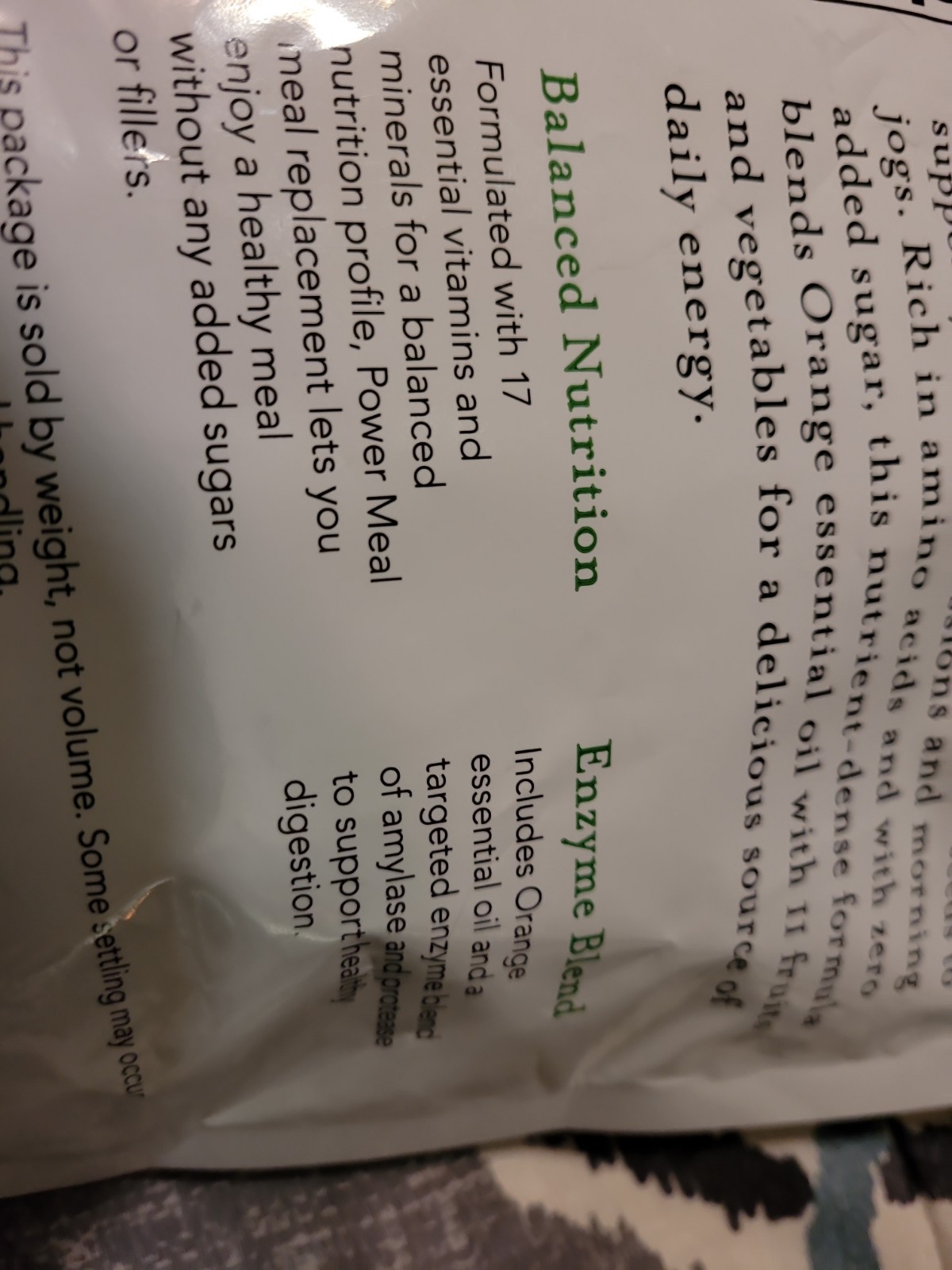 Young Living Essential Oils Power Meal Vegan Meal Replacement