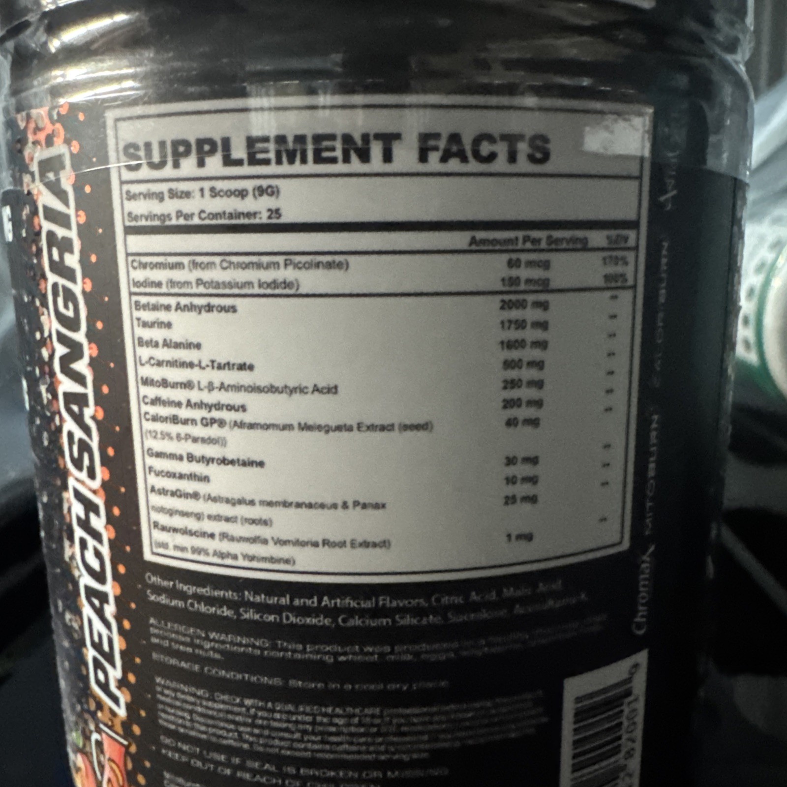 Lot of 2 Beast Pre Workout Peach Sangria Kong Energy Fat Burner 7.9 oz Exp 12/26