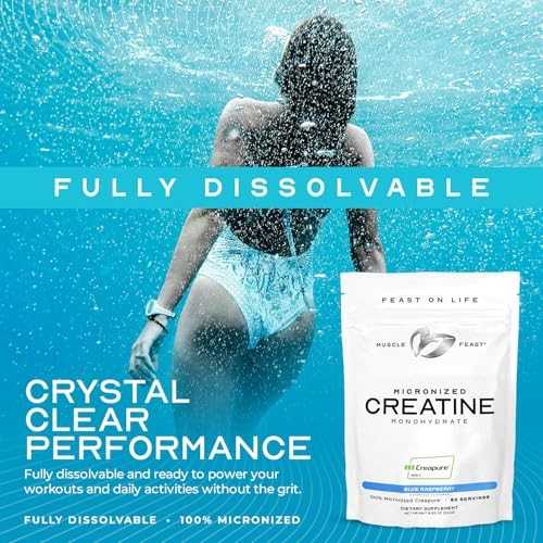 Creapure Micronized Creatine Monohydrate Powder 250g Vegan