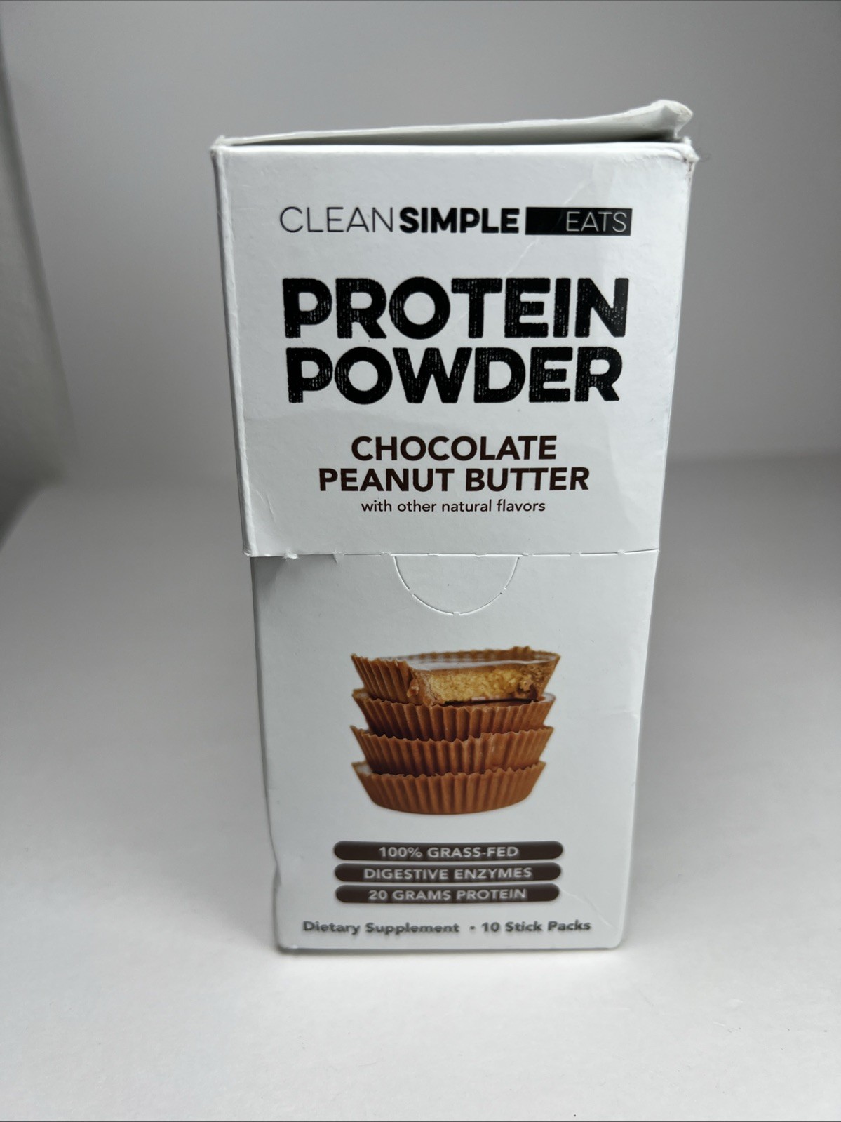 10 ct Clean Simple Eats Whey Protein Chocolate Peanut Butter Bb 12/2026