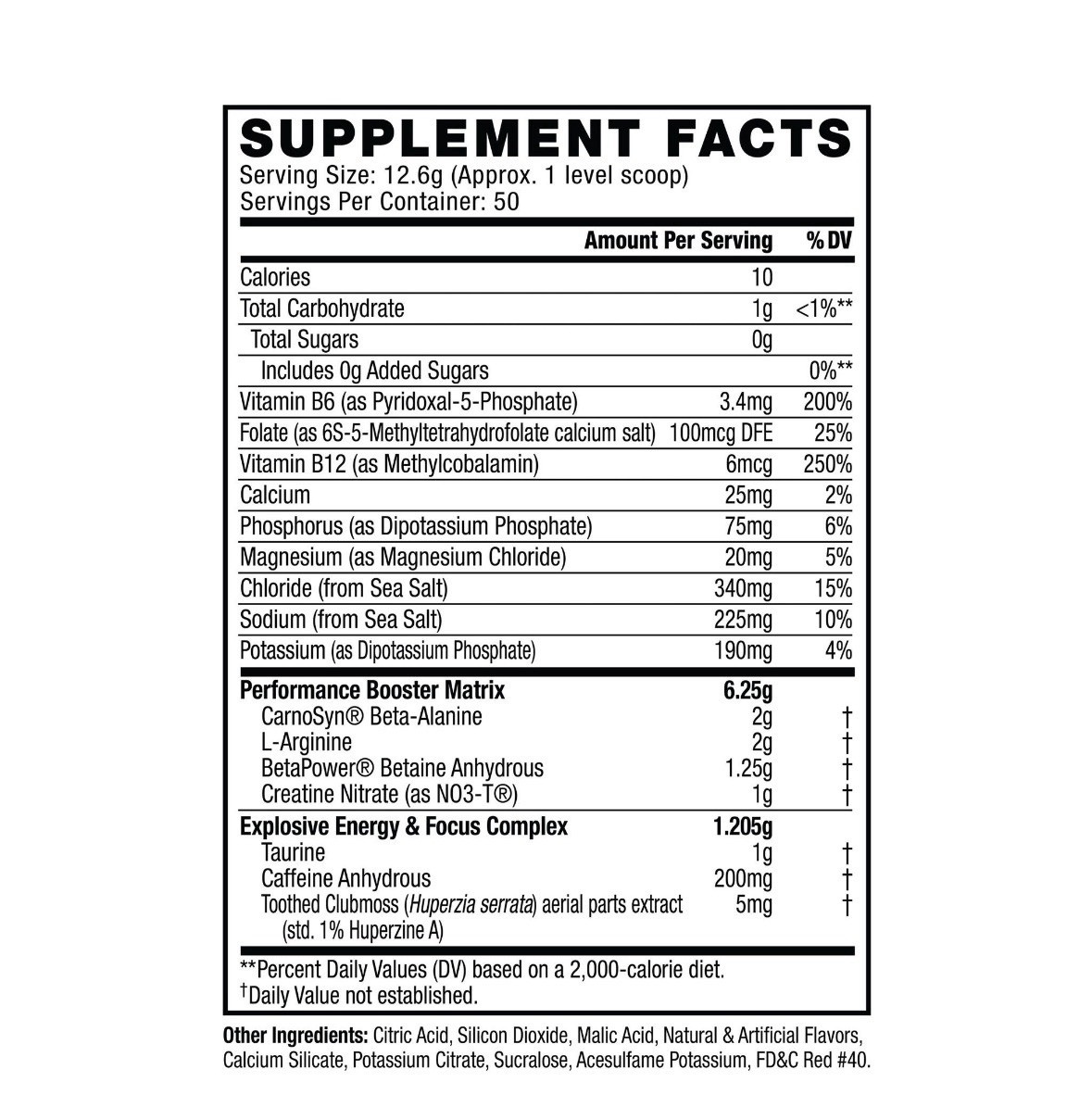 C4 Sport Pre-Workout Powder, Hawaiian Punch Fruit Juicy Red 1.39 lbs 50 Servings
