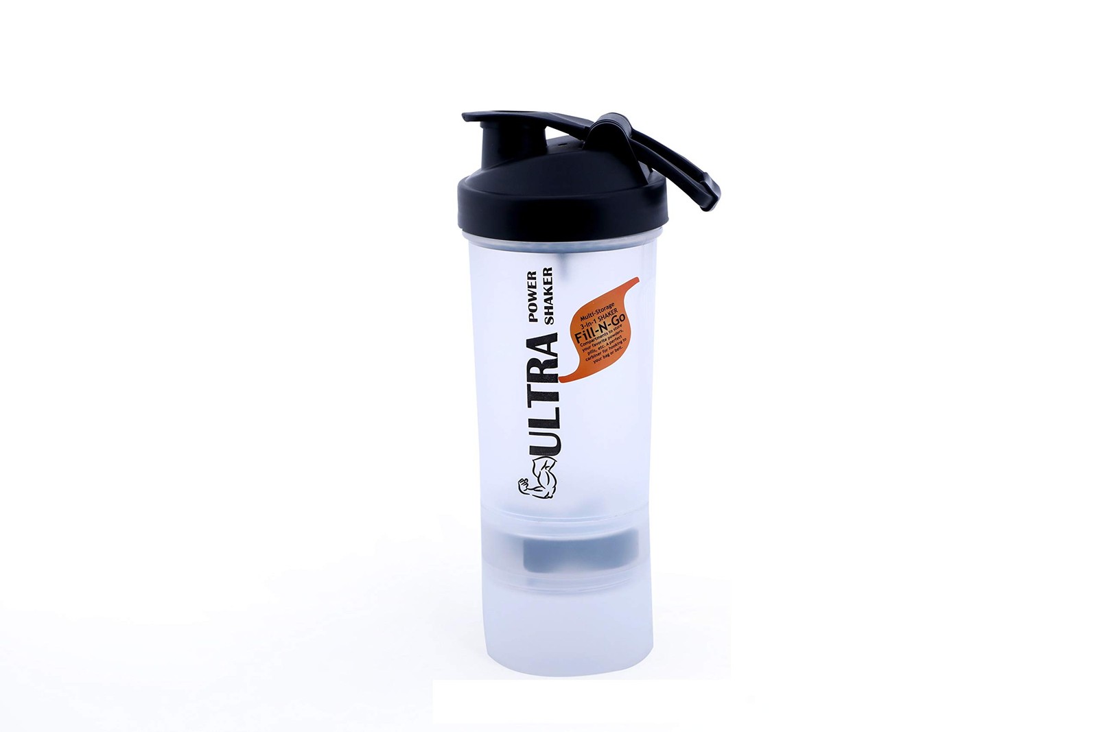 Shopfork Gym Shaker Bottle | BPA Free Storage Black